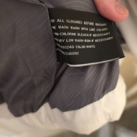 Zero Xposure Winter Puffer Coat Ski Jacket White Activewear women's XXL - NWOT - Picture 5 of 5